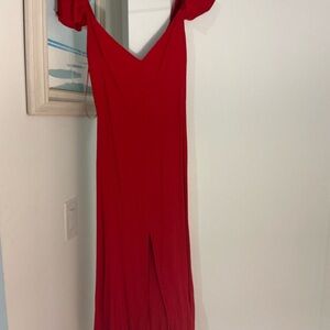 Elegant Red Evening Dress